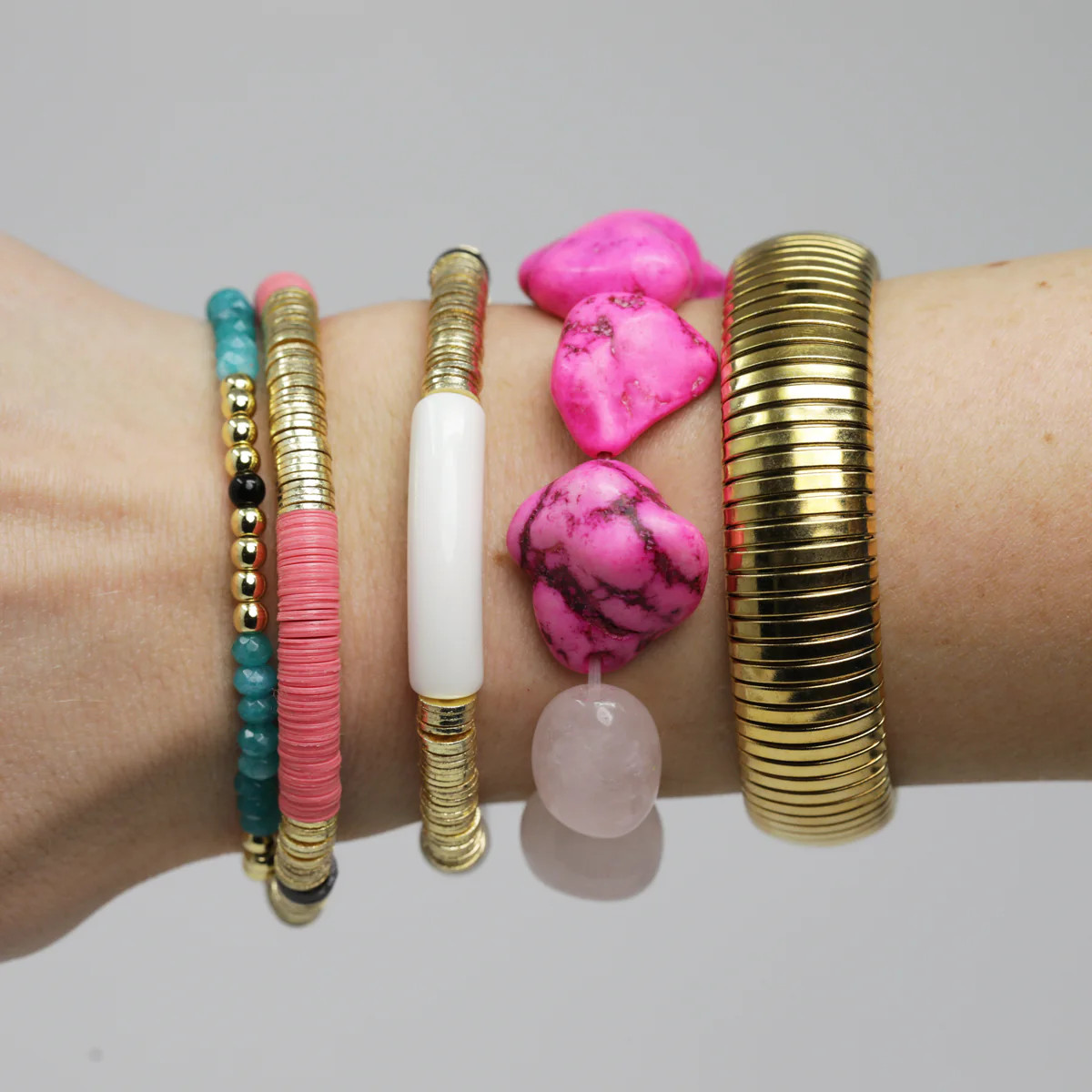 Laura's Bracelet Stack | Allie + Bess
