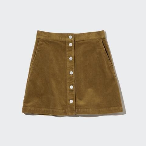 Corduroy Mini Skirt | UNIQLO UK | UNIQLO (UK)
