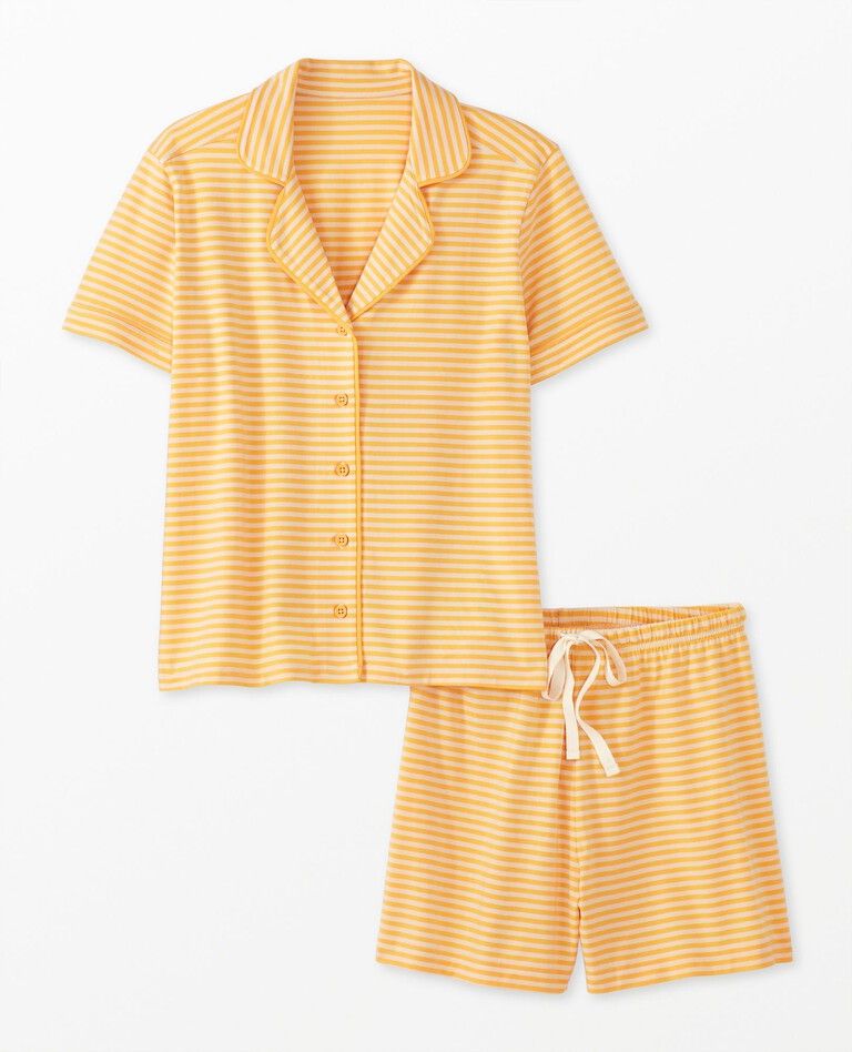 Women's Striped Short Sleeve Pajama Set in HannaSoft™ | Hanna Andersson
