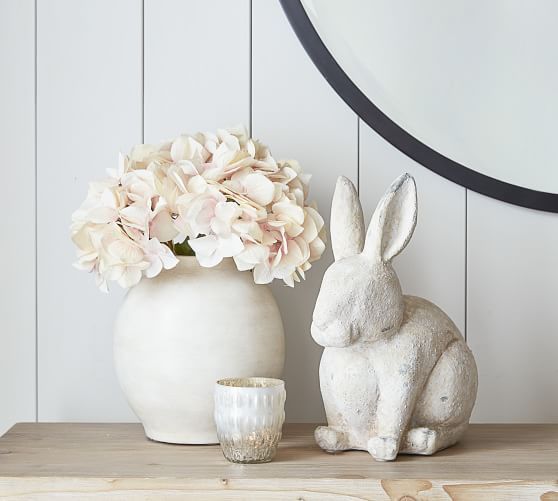 Stone Crouching Easter Bunny | Pottery Barn (US)