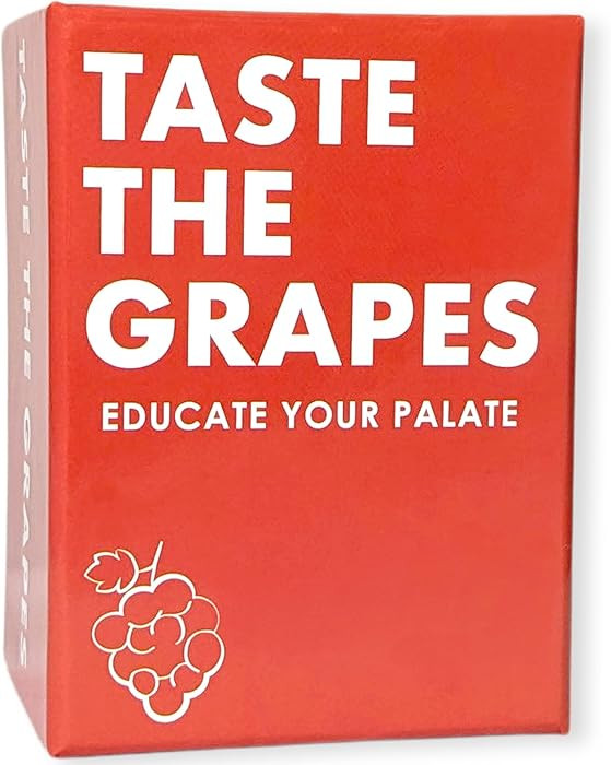 Taste The Grapes - Tasting Card Games. A Fun Gift for Friends and Vino Lovers to Play. Corporate ... | Amazon (US)