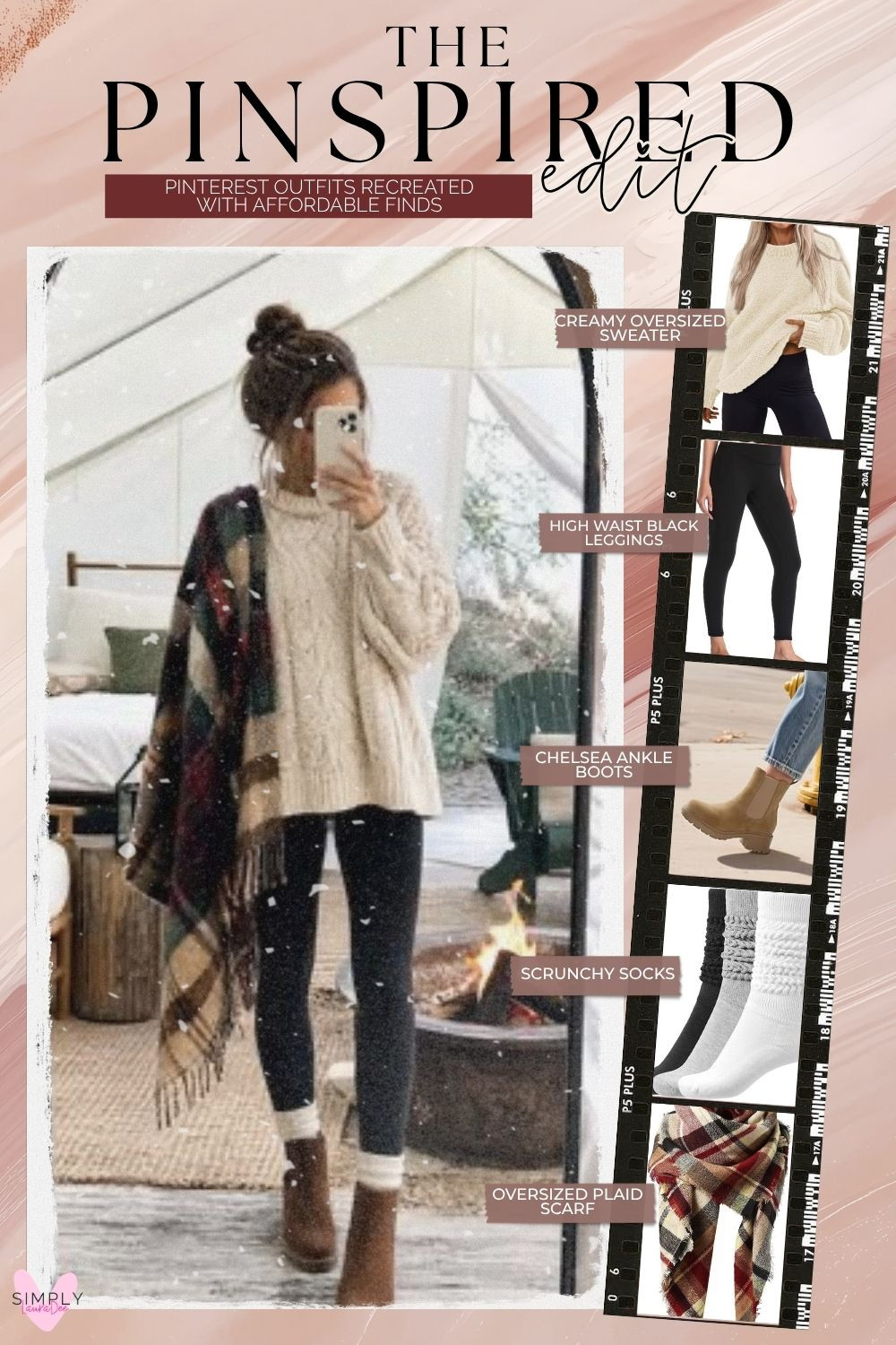 Cozy winter outfit idea with easy everyday layers ❄️ Recreate this Pinterest-inspired cold weather look with a creamy oversized sweater, high-waisted black leggings, Chelsea ankle boots, scrunchy socks and an oversized plaid scarf. It’s the kind of comfy winter outfit that works for school drop-off, errands, coffee runs, travel days or casual weekend plans while still looking put together. The neutral sweater and black leggings make a great winter wardrobe base, while the plaid scarf adds that classic cozy seasonal touch.

#WinterOutfit #CasualWinterOutfit #CozyWinterOutfit #AmazonFashion #AmazonFinds #LeggingsOutfit #OversizedSweater #ChelseaBoots #PlaidScarf #MomStyle #EverydayOutfit #ColdWeatherStyle #WinterFashion #CozyStyle #PinterestOutfit 

 #LTKdayinmylife #LTKOver40 #LTKMidsize