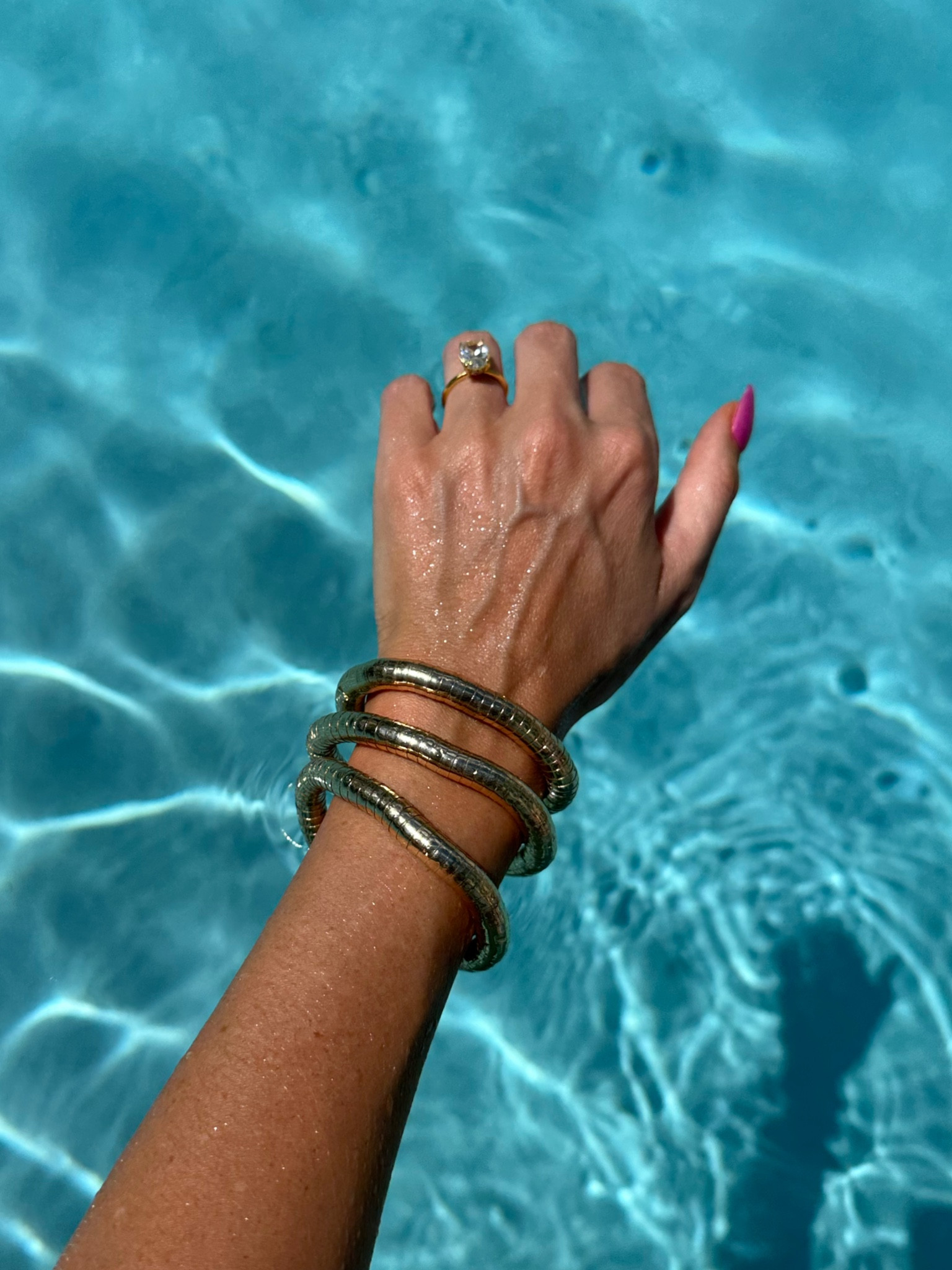 Gold bangles 
Tanning SPF
Fake engagement ring 
Amazon 

#LTKwedding #LTKswim #LTKtravel