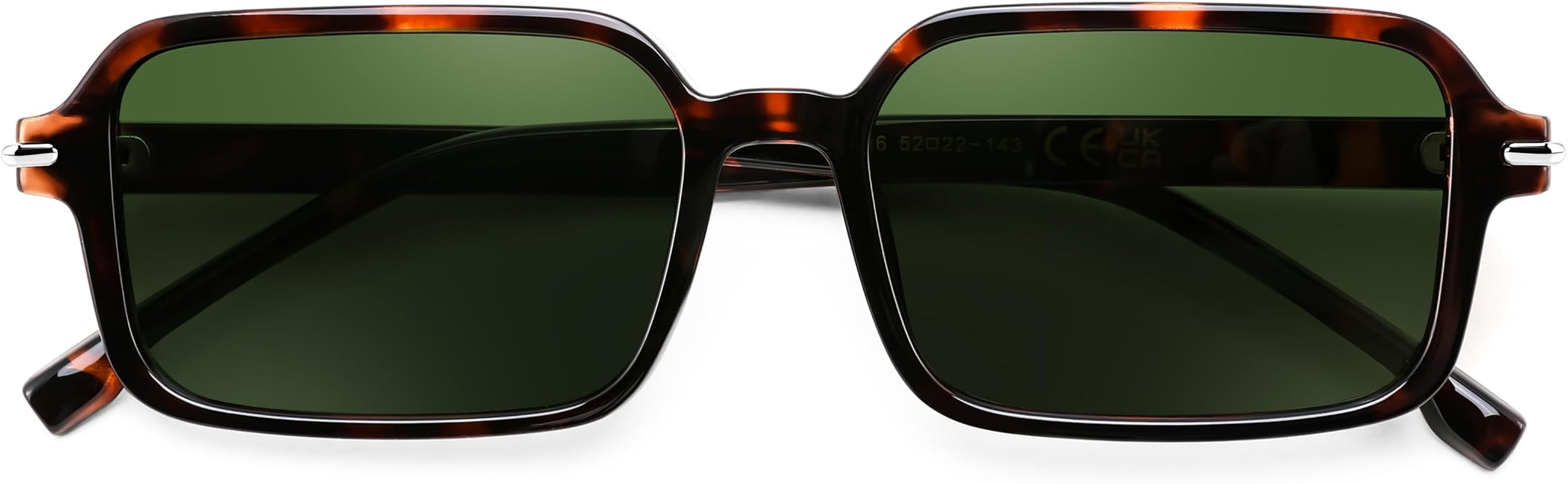 FEISEDY Trendy Rectangle Sunglasses for Womens Mens, Fashion Chic Sunnies | Amazon (US)