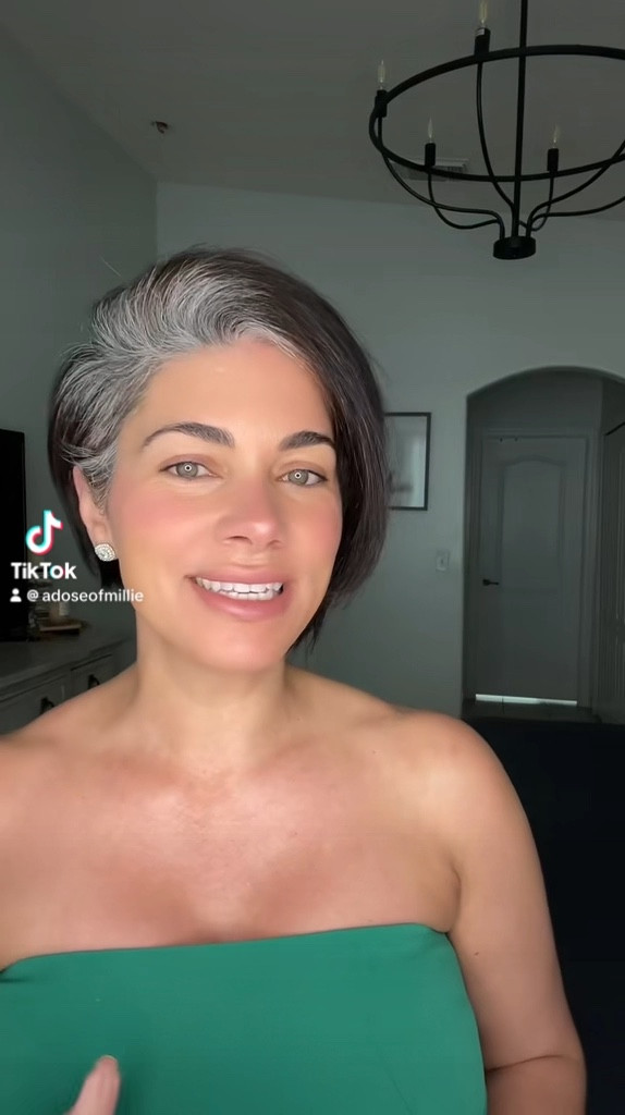 Introducing purple shampoo into my silver hair grow out process. This product worked on the first wash  

#LTKBeauty #LTKStyleTip #LTKOver40