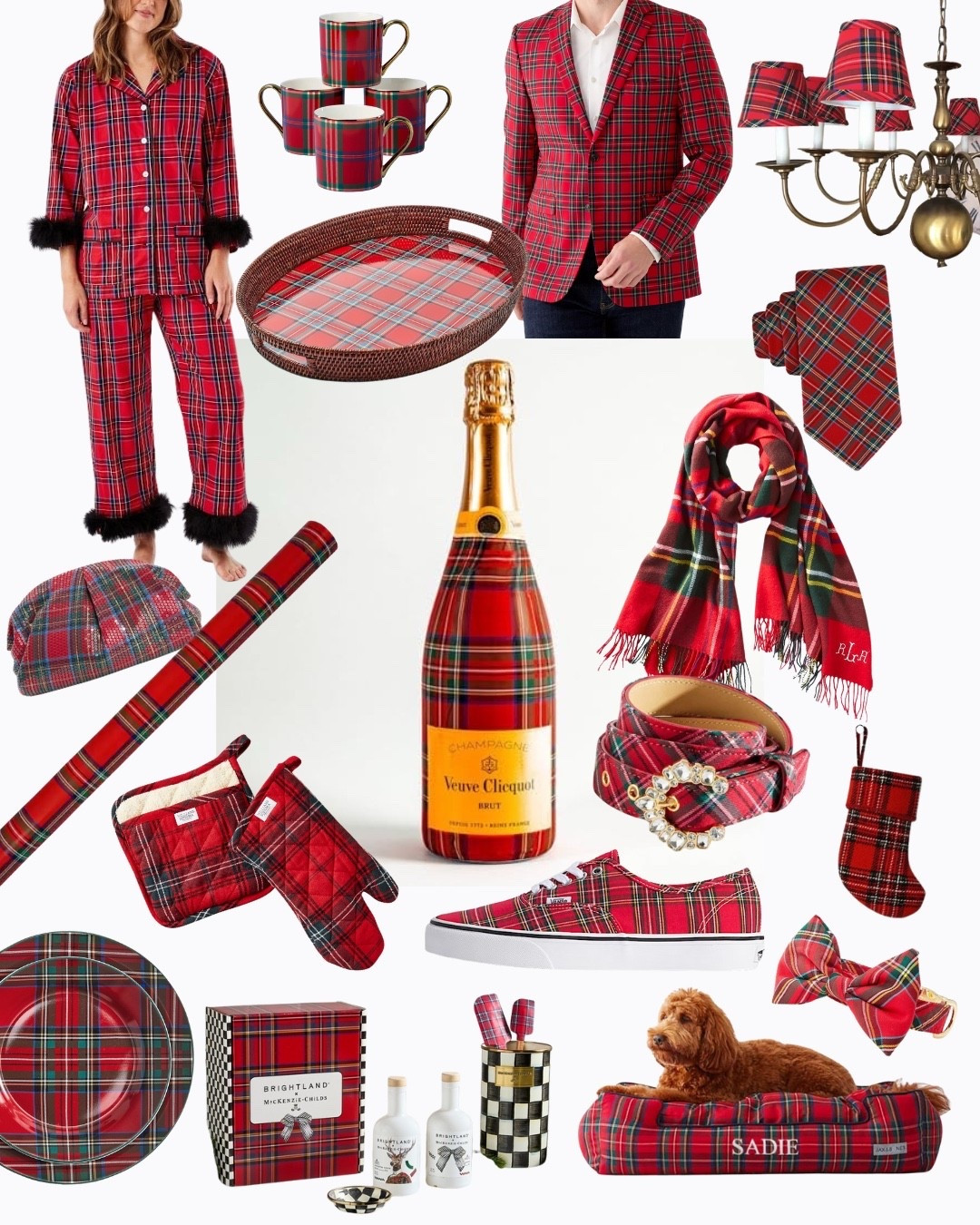 Sunday Scroll: Add a touch of tartan. 

First- this tartan champagne bottle? A wrap found on Amazon. Comes in a ton of colors - just add your favorite bubby. 

A classic Christmas pattern that pairs well with everything and adds a traditional feel.  
Keep it monochromatic and choose a style of tartan to use for your holiday decor. 

Going for a true 90s Christmas? Mix your plaids. Different colors, styles and sizes gives a more collected look. 

Christmas decor, nostalgia, tartan, red, plaid, home decor, women's pjs, holiday party look, men's holiday, champagne, hostess gift

#LTKSeasonal #LTKHome #LTKHoliday