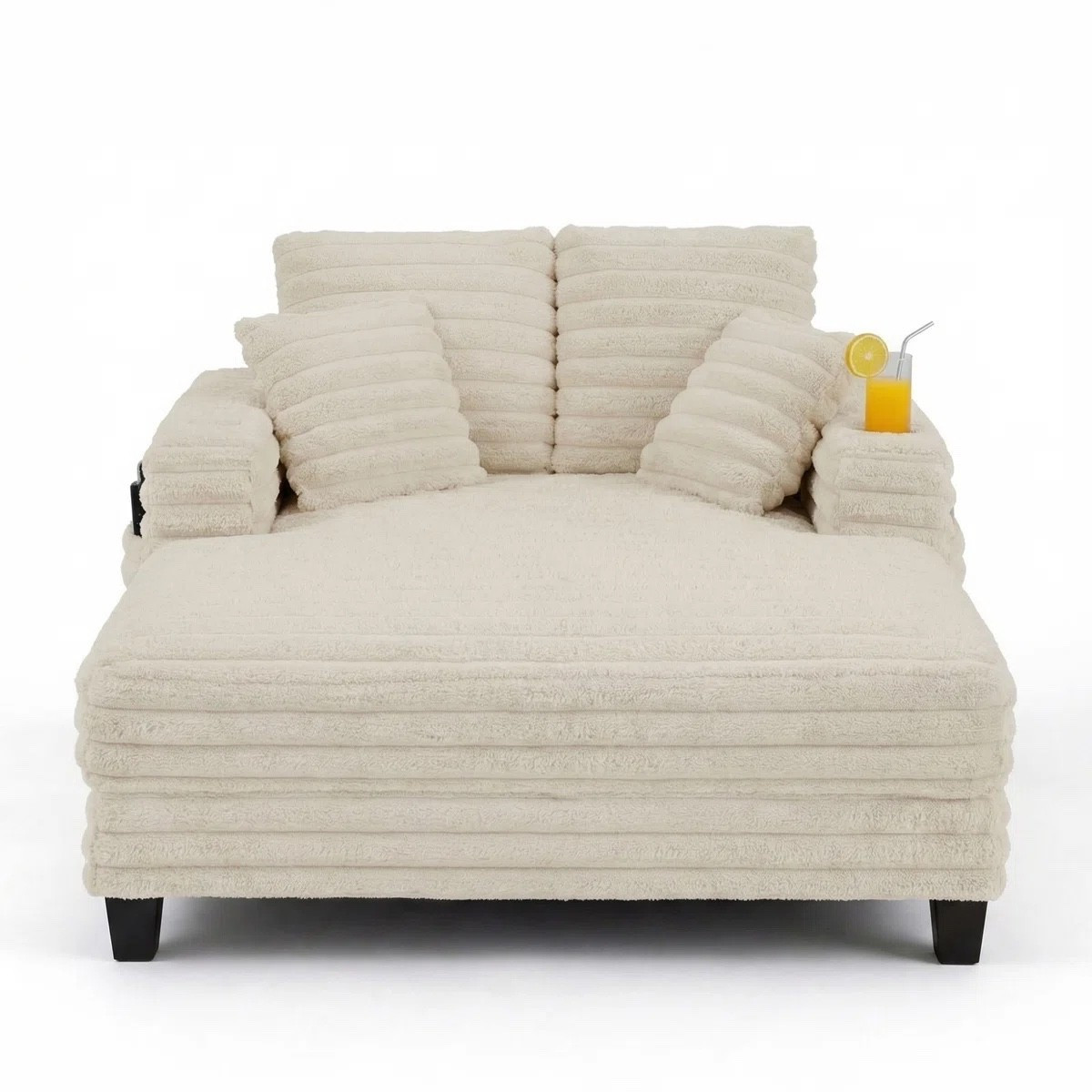 This oversized chaise lounge from Wayfair is the ultimate cozy spot for relaxing, reading, or unwinding at the end of the day. The plush corduroy fabric and deep seating make it feel extra soft and inviting, while the neutral beige tone blends effortlessly into any living room. Perfect for creating a comfy lounge corner at home.

#LTKHome
