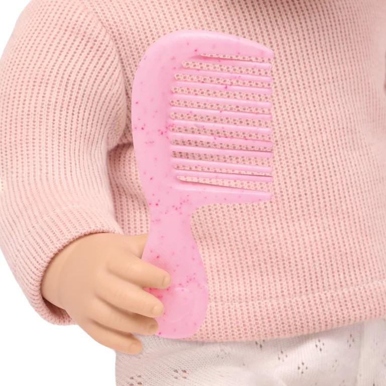 LullaBaby Baby Doll with Wavy Blonde Hair & Comb Blue Eyes & Fair Skin Tone | Walmart (US)