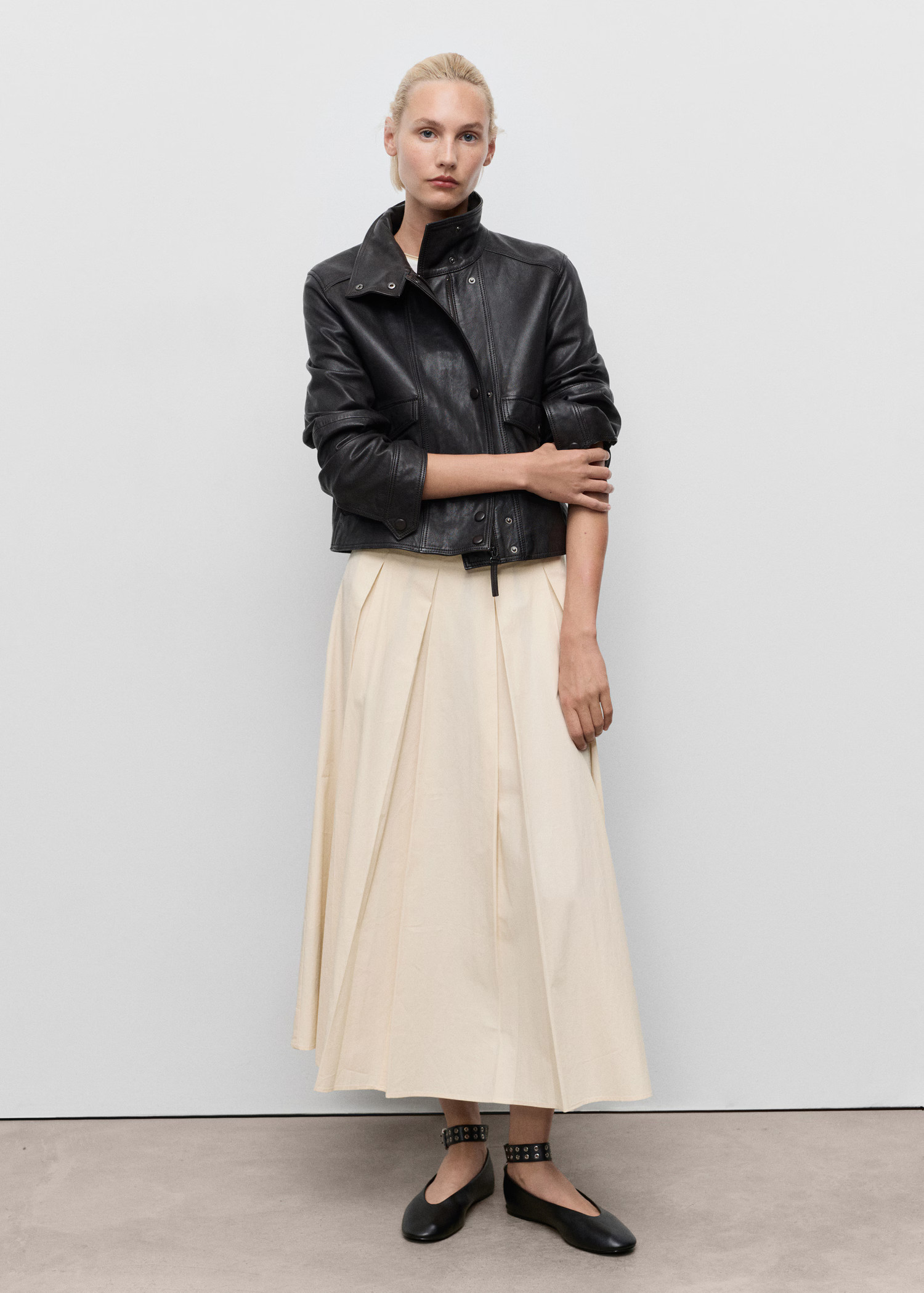 Pleated midi-skirt | Mango (US/MX/AU)