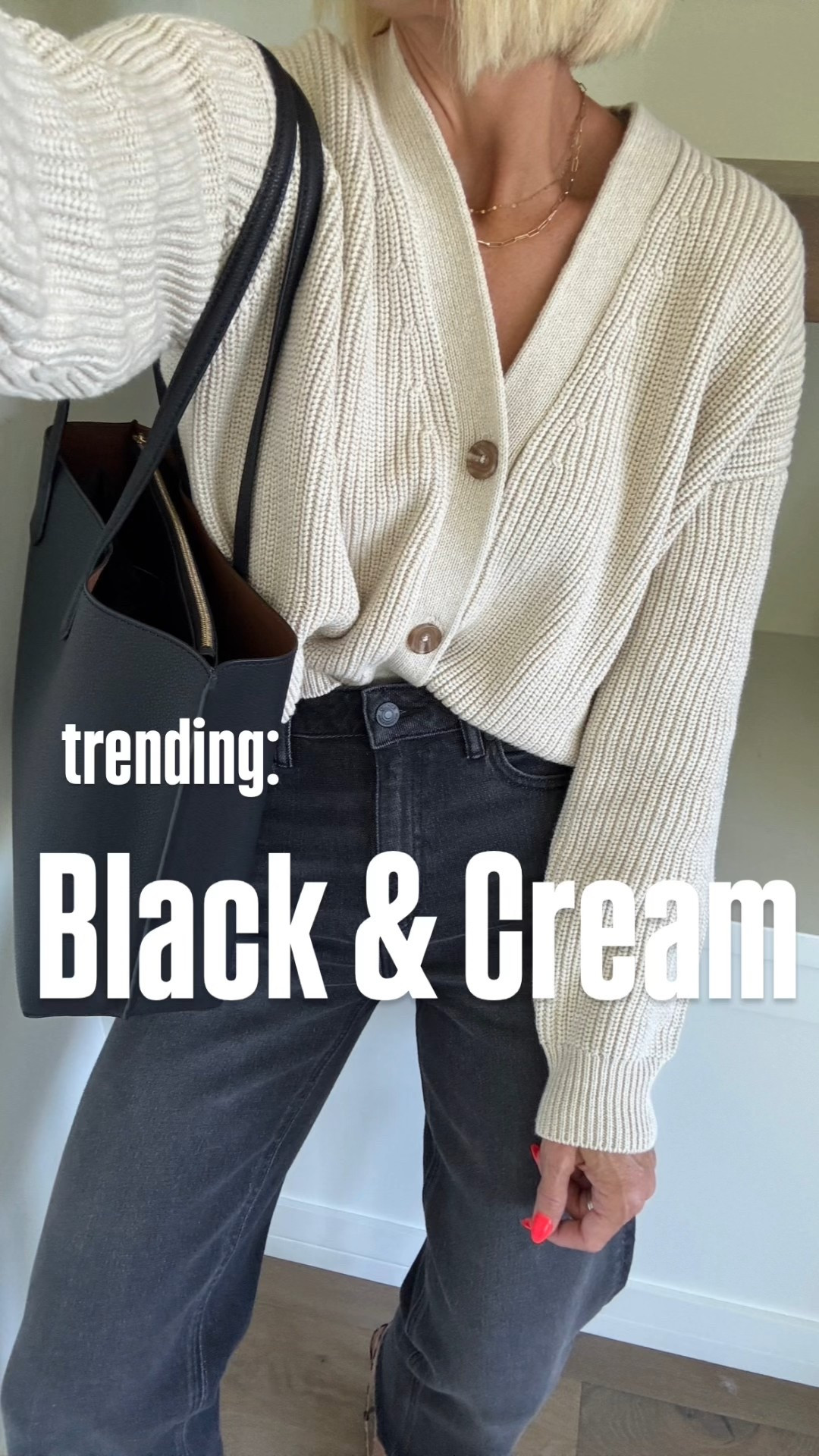 Black + cream = the ultimate fall power combo 🖤🤍 This Quince outfit nails that chic, effortless vibe that’s totally hot for the season. Wearing a size medium—perfect for cozy layers and polished everyday looks. #LTKSeasonal #LTKFallStyle #LTKUnder100

#LTKFindsUnder100 #LTKOver40 #LTKFindsUnder50