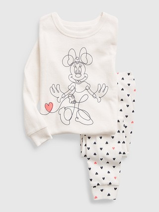 babyGap | Disney Minnie Mouse 100% Organic Cotton Graphic PJ Set | Gap (US)