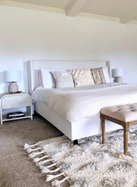 White Bed
Boho Bedroom
Master Bedroom Inspiration Master Bedroom Decor
Cozy Winter Bedding
#LTKSeasonal #LTKhome