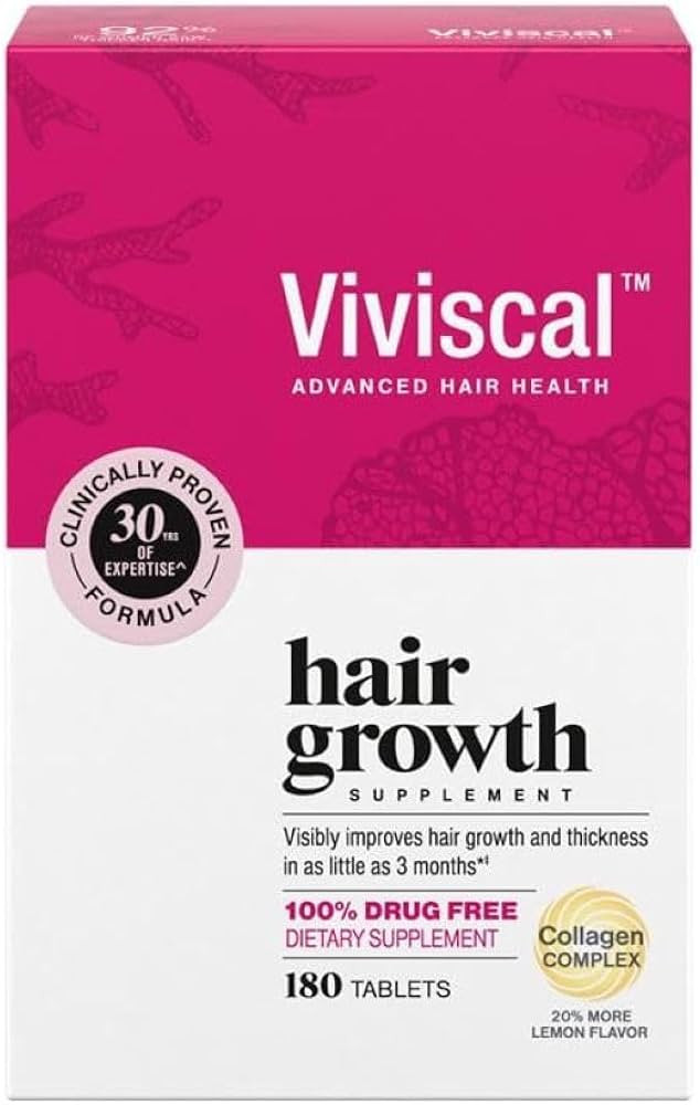 Viviscal Hair Growth Supplements for Women, Thicker Fuller Hair Support for Thinning Hair and Hai... | Amazon (US)