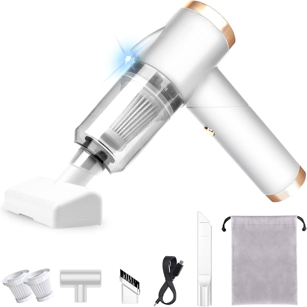 saimour Wireless Handheld Car Vacuum Cleaner - 90° Foldable Portable for Car, 9000PA Suction Cor... | Amazon (US)