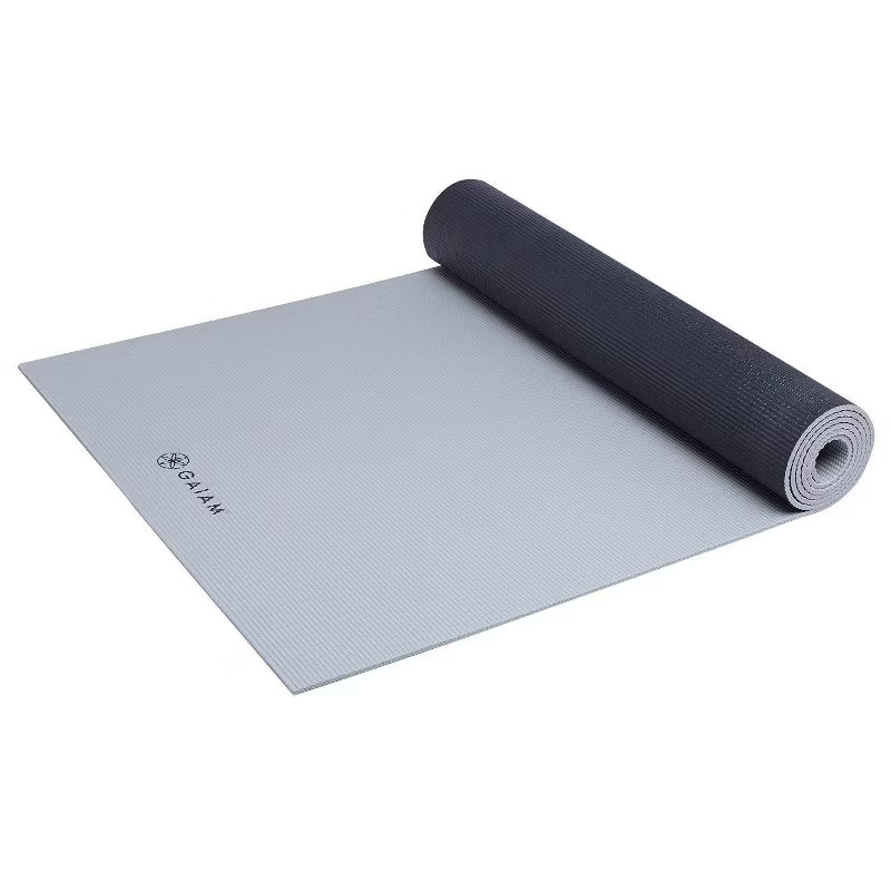 Gaiam Longer/Wider Yoga Mat - Black(6mm) | Target