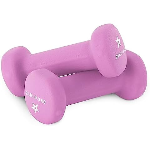 Amazon Basics Neoprene Coated Hexagon Workout Dumbbell Hand Weight | Amazon (US)