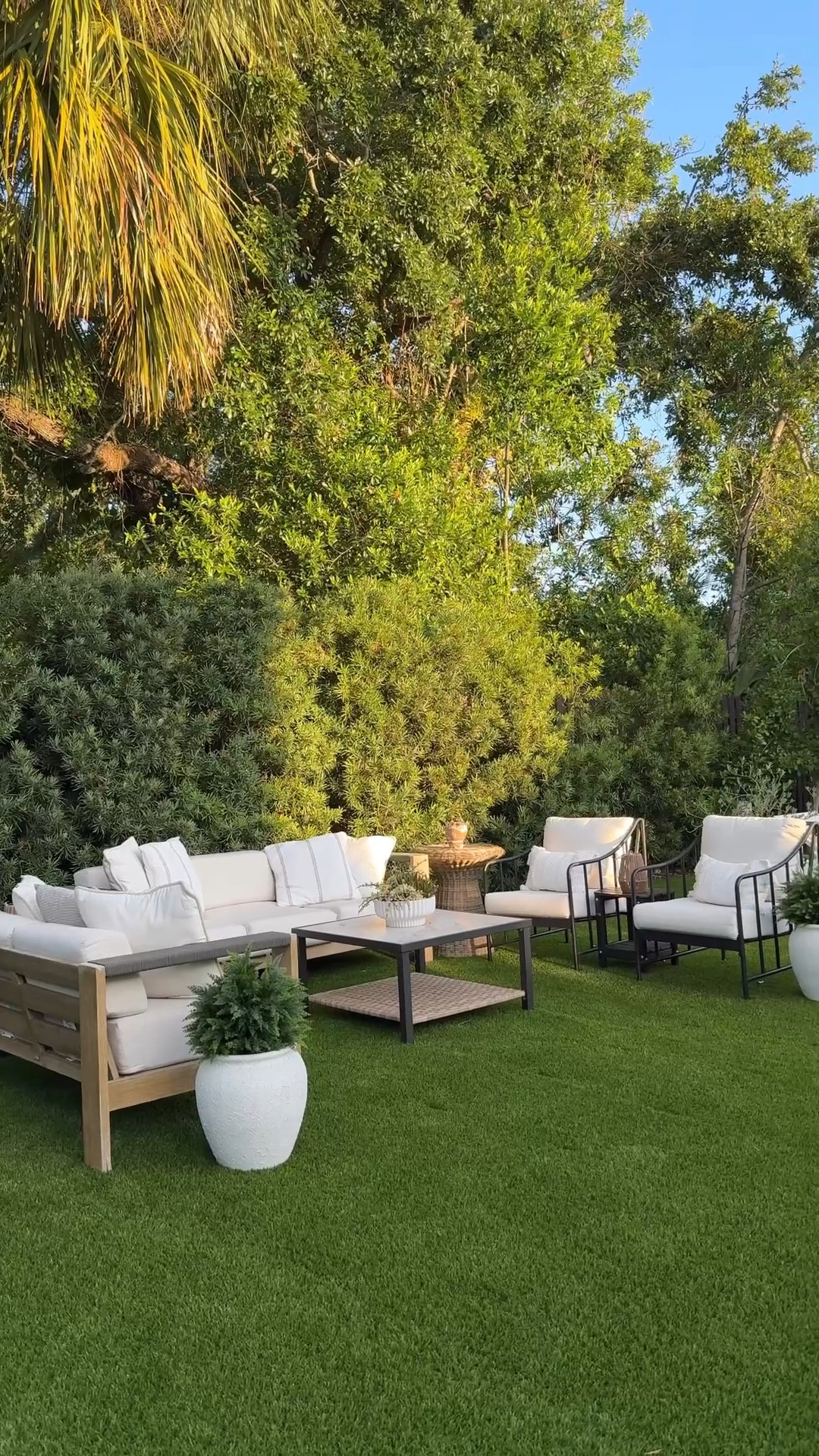 The vibe was very intentional… Mediterranean dreams only 🫶🏼

Still not over how this backyard came together over the years! European coastline inspired, made for lounging, and filled with all the cozy corners so we can pretend to be on vacation (even when we are not). So grateful for this little slice of peace ✨ 
Linking all available furniture.  

Drop a 💛 if you like what you see 

Follow to see more moments like this @new_vision_home 



#newvisionhome  pool design / landscape / backyard pool / outdoor furniture/ resort feel / Mediterranean Vibes / Poolside

#LTKSummerEdit #LTKHome #LTKStyleTip
