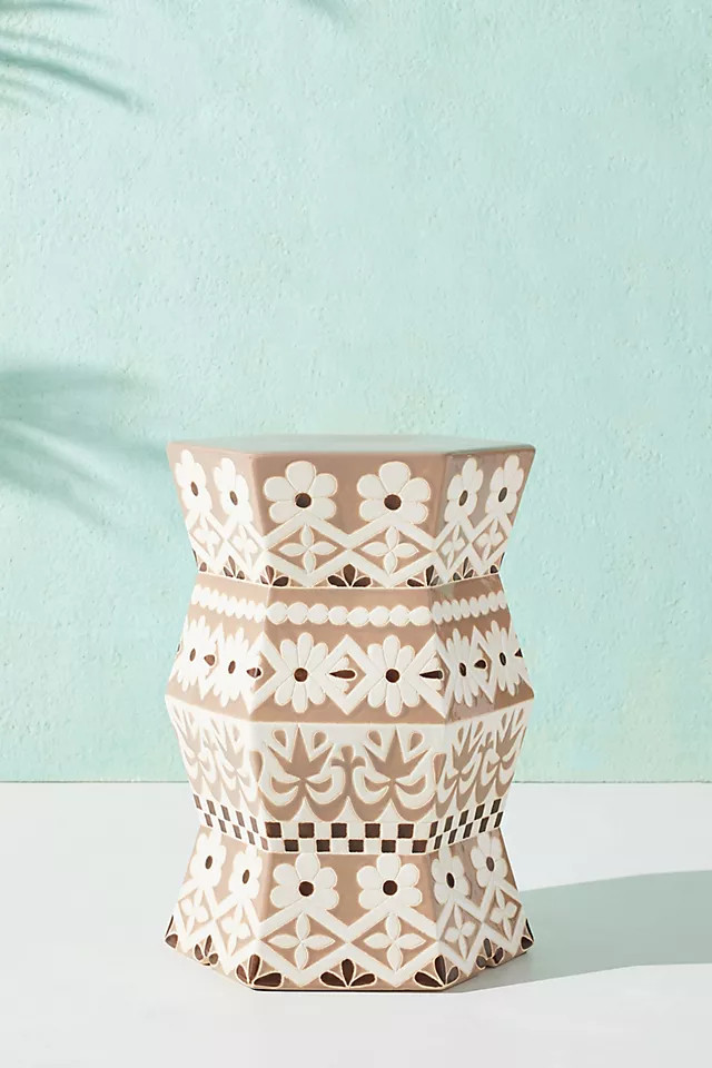 Vallarta Ceramic Stool | Anthropologie (US)