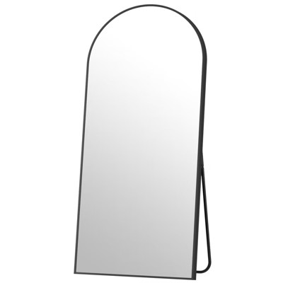 BEAUTYPEAK Arched Metal Framed Full Length Mirror 34"x76",Black | Target