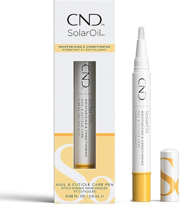 CND SolarOil - Bol\u00edgrafo de aceite para cut\u00edculas, tama\u00f1o de viaje, 0.08 onzas | Amazon (US)