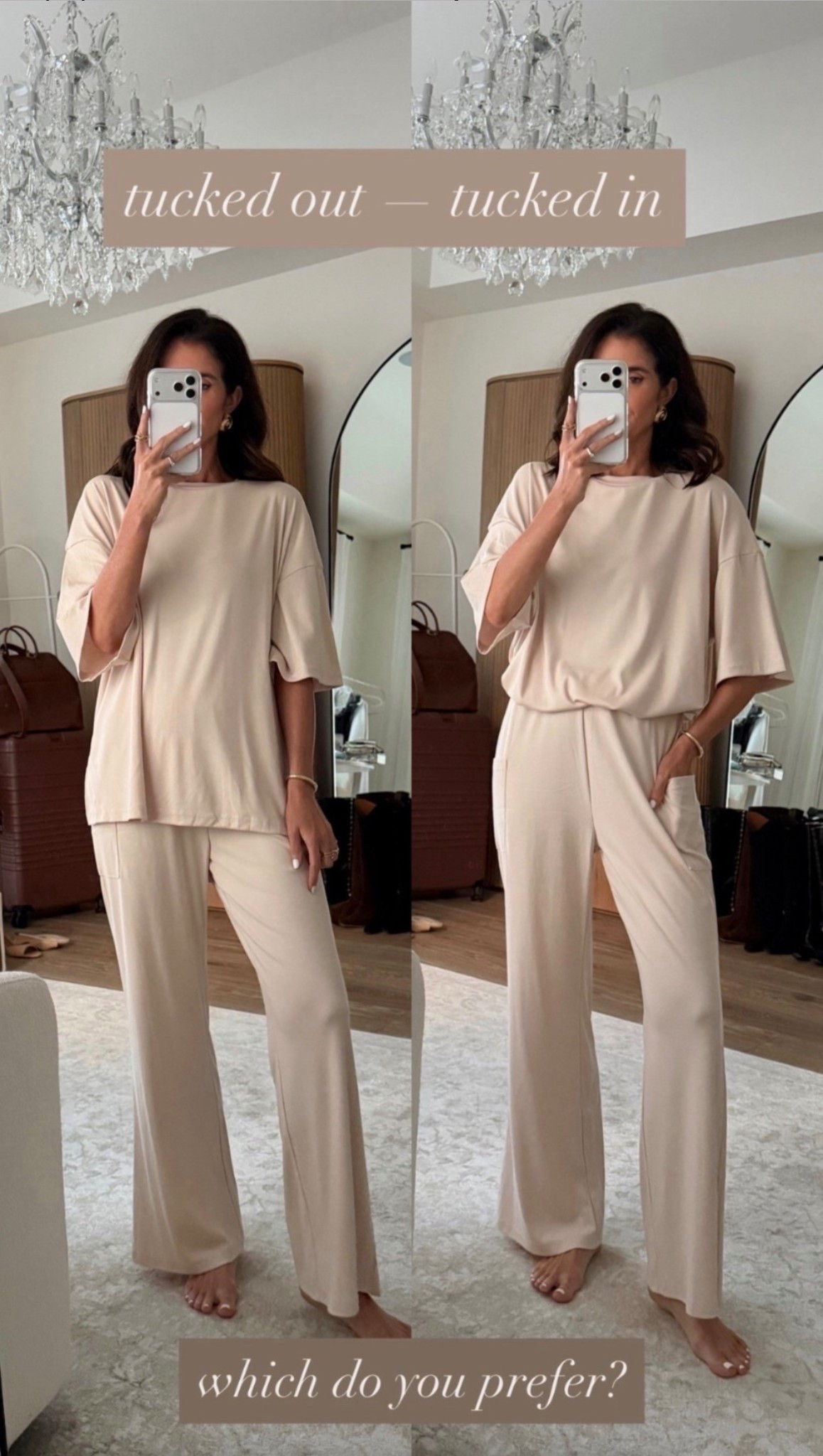 New matching set from Amazon! I’m just shy of 5-7” wearing th size small in the color beige #stylinbyaylin #amazon#amazonfind 

 #LTKgrwm #LTKootd #LTKOver40
