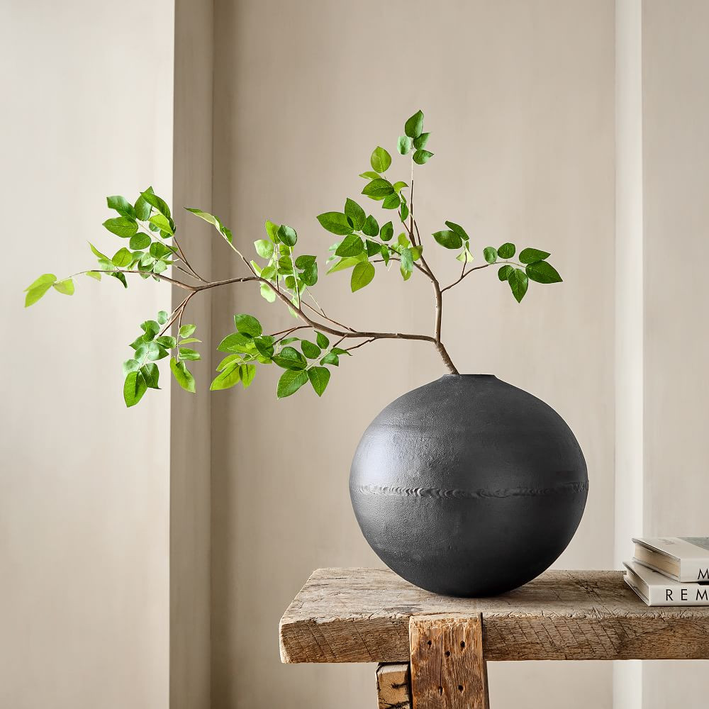 Faux Common Manzanita Bean Leaf Branch | West Elm (US)