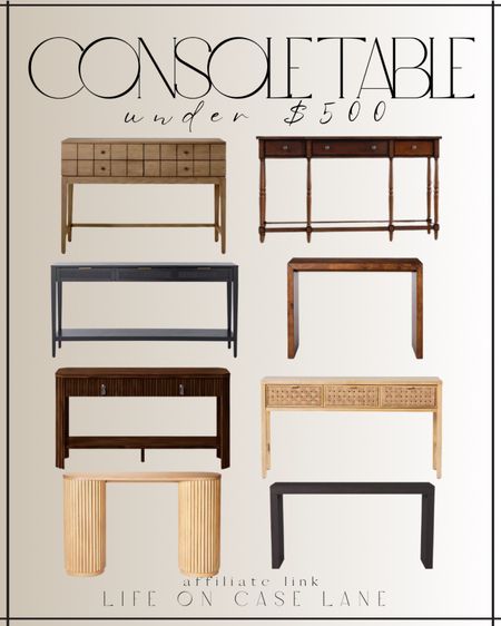 Console table under $500 - entry way table, foyer table 

#LTKhome