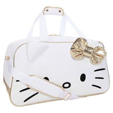 Hello Kitty® Bow Jet-Set Recycled Duffle Bag | Pottery Barn Teen | Pottery Barn Teen