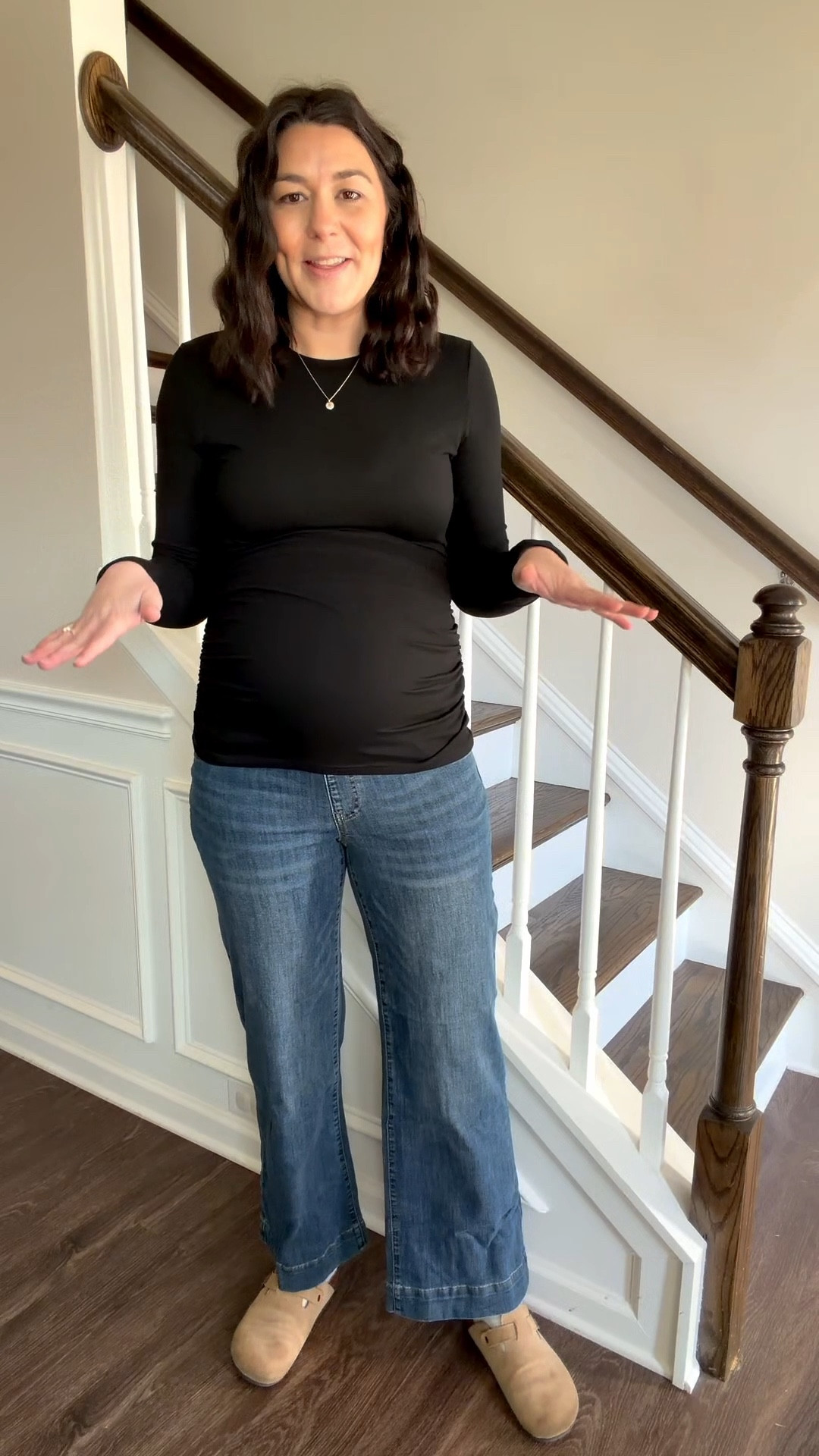 A detailed review of these Amazon maternity jeans!

I’m wearing a size medium (TTS for me) in the color Vintage Blue! They come in 3 washes in sizes S-XXL. They are a stretchy, pull on denim (no zippers or buttons) with functional pockets in the front and back! They have a full belly band which is very comfy, not itchy at all, and stays in place 🙌🏼 I love the cuff detail on the bottom. If you want more of a “wide leg” denim, I would probably recommend sizing up one otherwise they run TTS!



#LTKTall #LTKBump #LTKmomlife