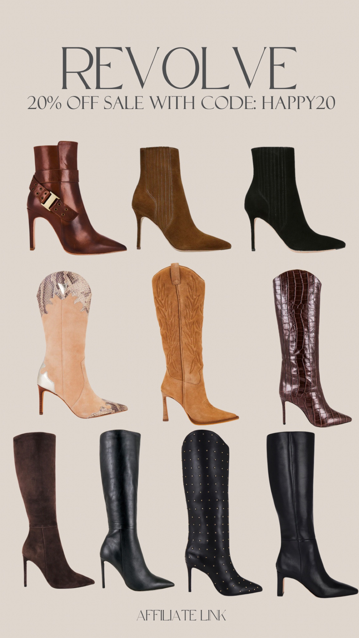 Revolve is having a 20% off sale! 

Code: HAPPY20


#LTKShoeCrush #LTKGiftGuide #LTKSaleAlert