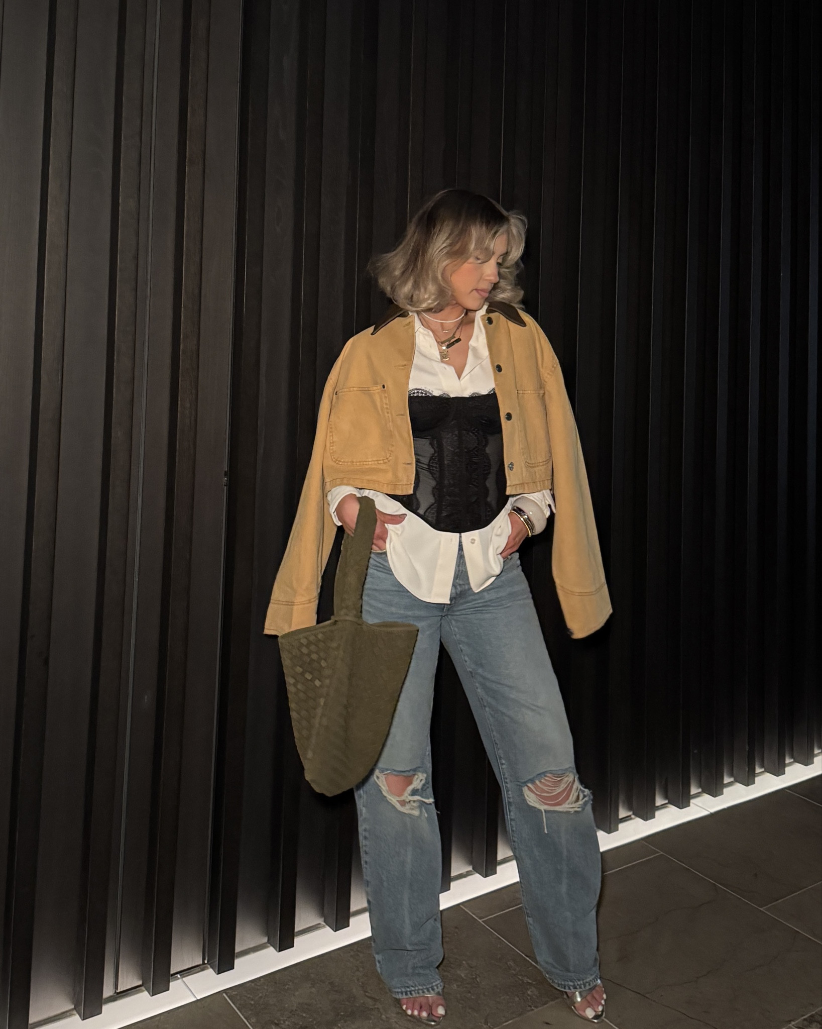 Casual chic date night outfit 🤩

Size 28 in jeans for slouchy fit 

#LTKStyleTip #LTKFindsUnder100 #LTKU