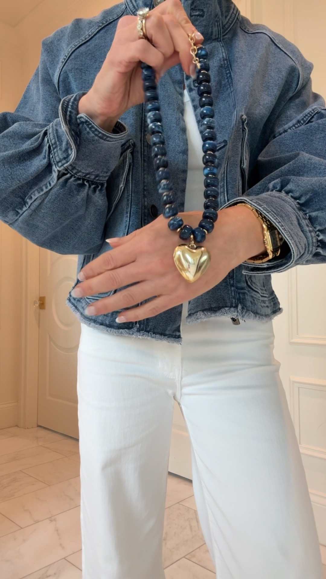 Outfit details 

Wearing size small in my jacket and jeans fit tts wearing size 25