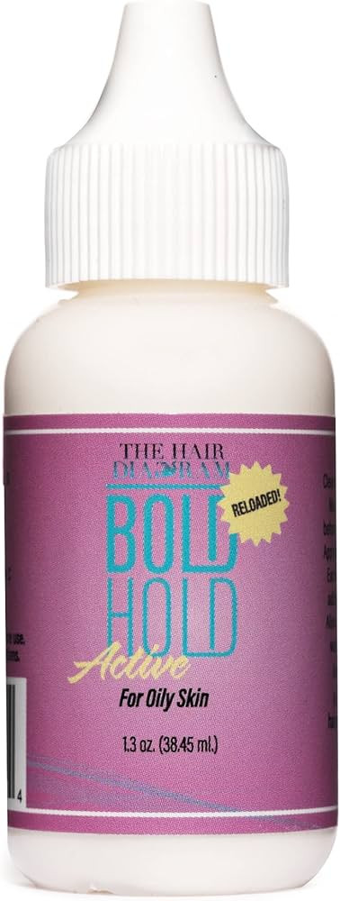 The Hair Diagram - Bold Hold Active Reloaded - Strong Hold Glue for Wigs and Hair Systems - Invis... | Amazon (US)