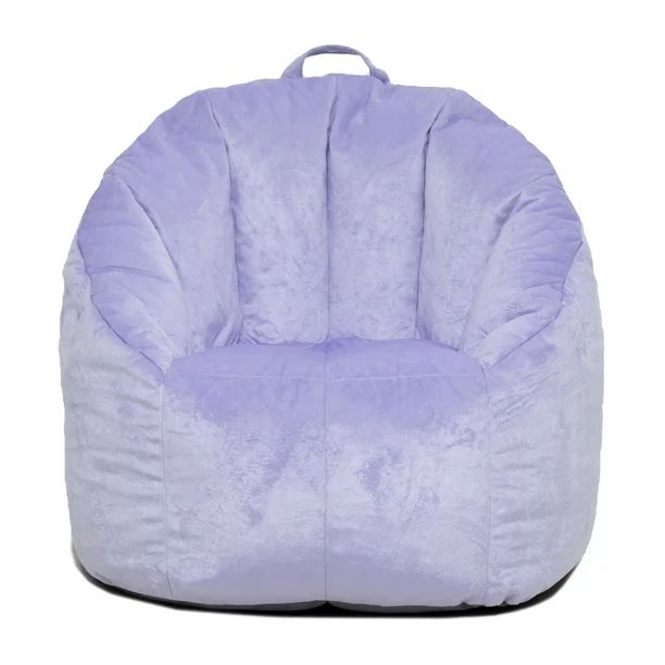 Big Joe Joey Bean Bag Chair, Purple Plush Fabric - Walmart.com | Walmart (US)