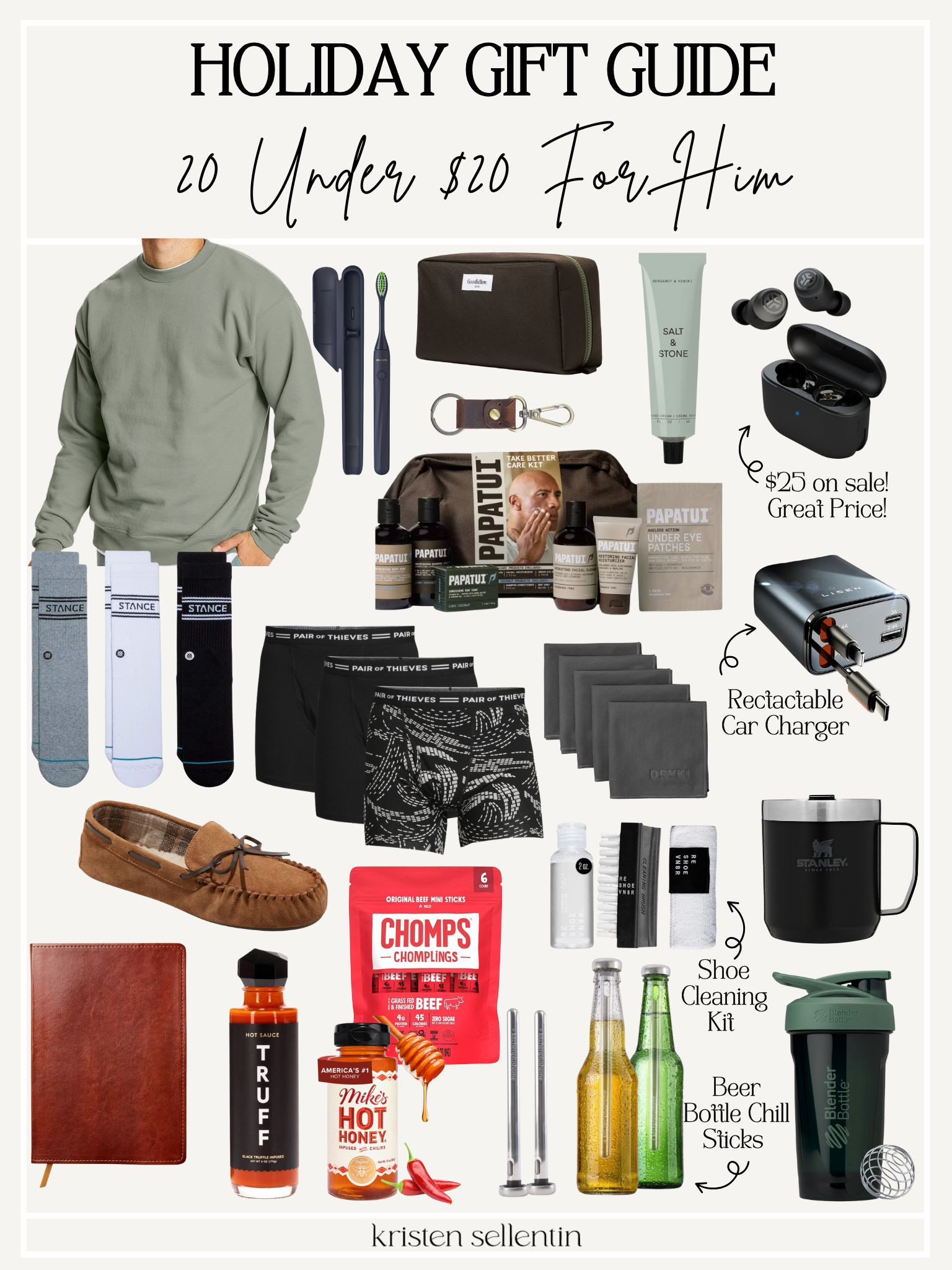 Holiday Gift Guide: 20 Under $20 For Him 

 

#LTKGiftGuide #LTKHoliday #LTKMens