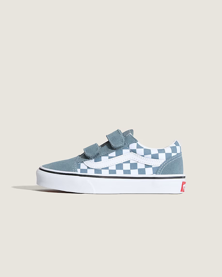 Little Kids Old Skool V Checkerboard Shoe | Vans (US)