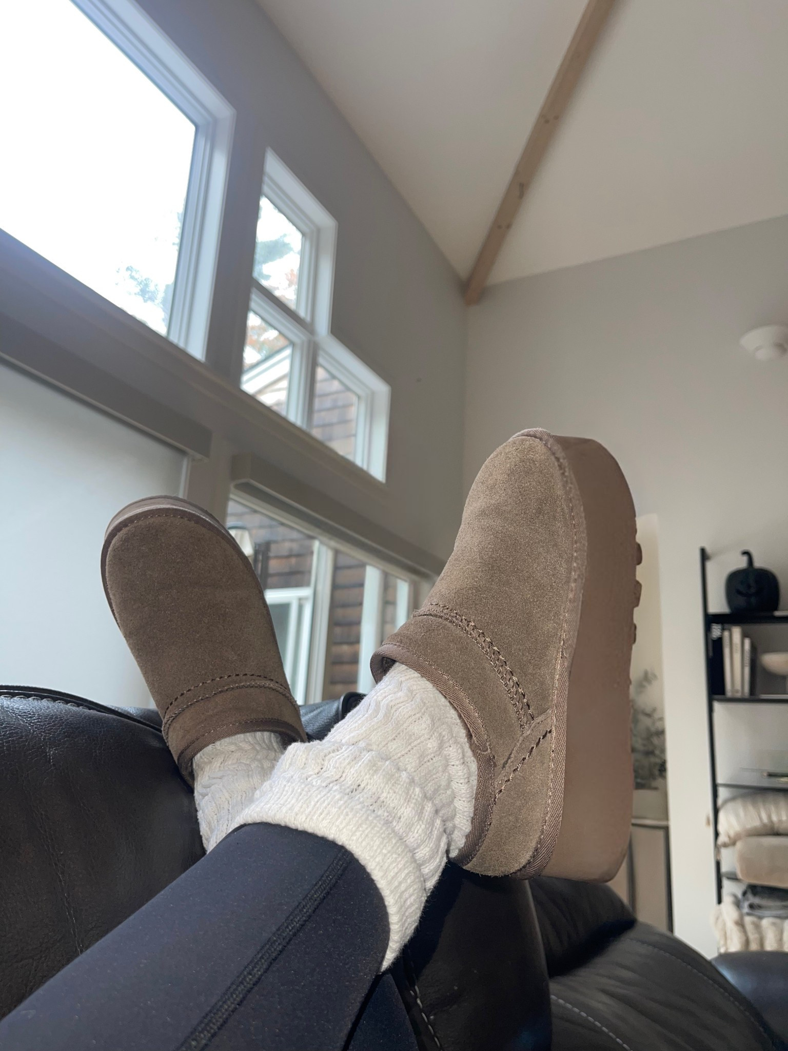 The comfiest slouchy sock & slip on shoe for fall. 

These are the perfect brown/taupe color, and the platform gives a slightly elevated look to an otherwise cozy/casual outfit. 

Going on year 2 with these! 

#LTKHome #LTKShoeCrush #LTKFindsUnder100