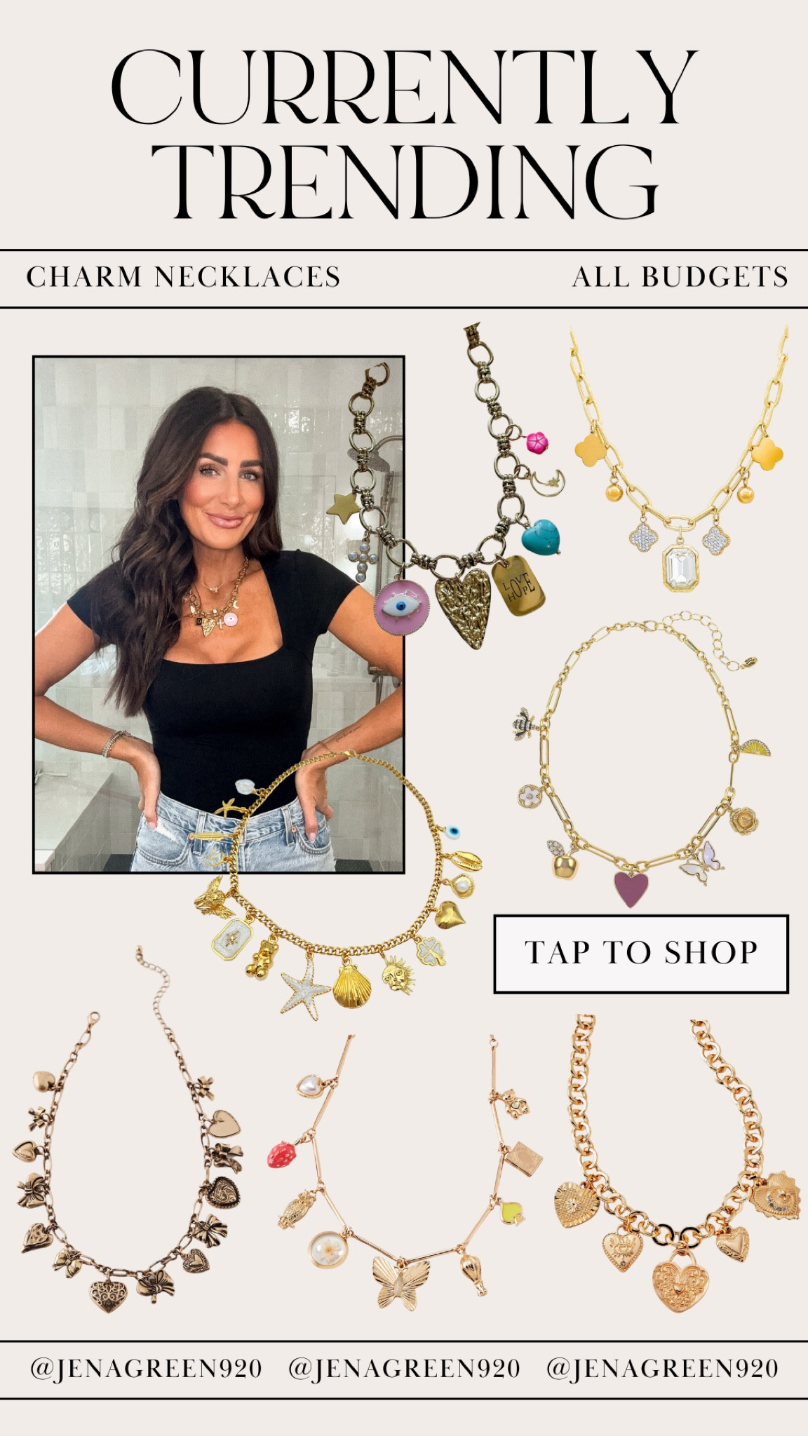 Charm Necklaces | Chunky Charm Necklaces 

#LTKstyletip #LTKfindsunder50 #LTKfindsunder100