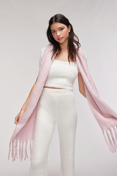 Cropped Fuzzy Sweater-Knit Tee | Forever 21 | Forever 21 (US)