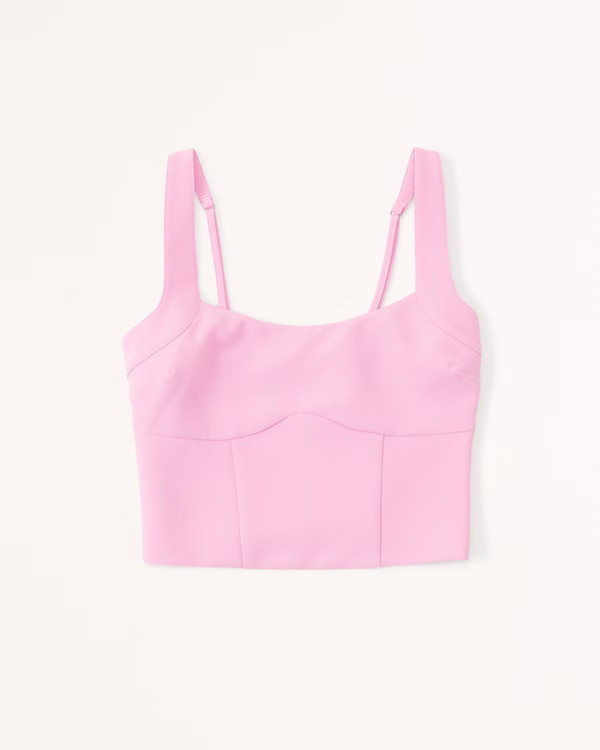 Tailored Corset Set Top | Abercrombie & Fitch (US)