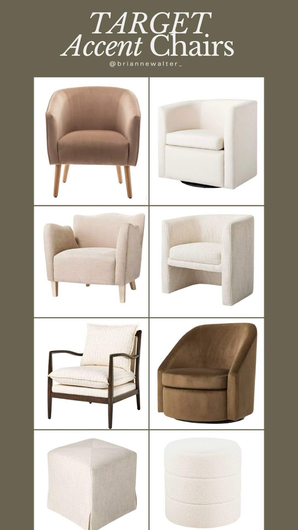Shopping for our living room and found these super affordable accent chairs & ottomans from Target!! 


Affordable accent chairs, living room Inspo, neutral living room home inspiration, aesthetic chairs, pretty and practical, affordable ottoman, storage ottoman, studio McGee x threshold target line, fall 2024, storage boucle ottoman, neutral living room chairs, accent chair

#LTKFindsUnder100 #LTKOver40 #LTKHome