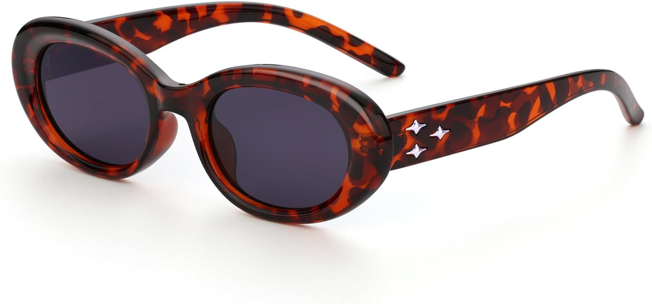 Polarized Oval Cat Eye Sunglasses for Women, 90s Narrow Sunglasses Shades Womens Retro Cool Vinta... | Amazon (US)