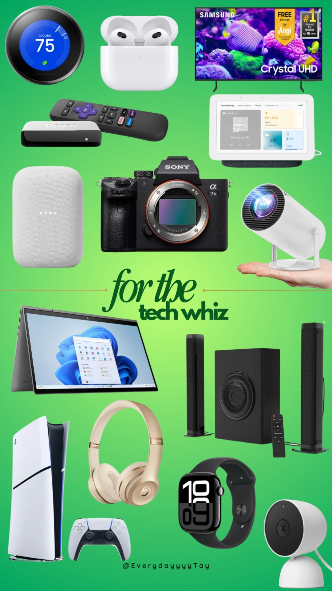 Gift guide for the person who loves tech & electronics! #LTKGiftGuide #LTKHoliday

#LTKSaleAlert
