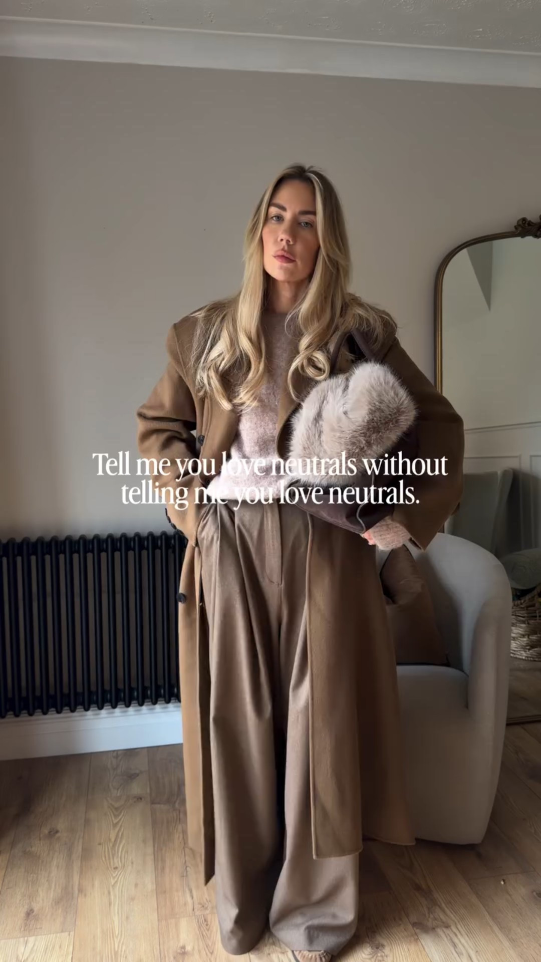 Neutrals don’t have to be basic; when you blend textures & knits in the same colour, the whole outfit feels elevated and intentionally put together.
-

Neutral outfits, monochrome styling, camel coat, winter outfit inspo, jacket, coat, winter style, casual weekend outfit, 30s fashion, mum style, everyday look, office look, trousers and a jumper. #styling #outfitinspiration #neutralstyle