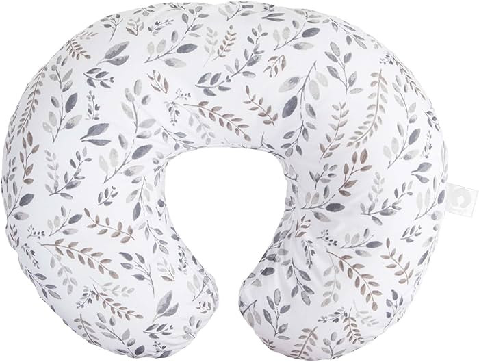 Boppy Original Nursing Pillow, Gray Taupe Leaves, Ergonomic Nursing Essentials for Bottle and Bre... | Amazon (US)