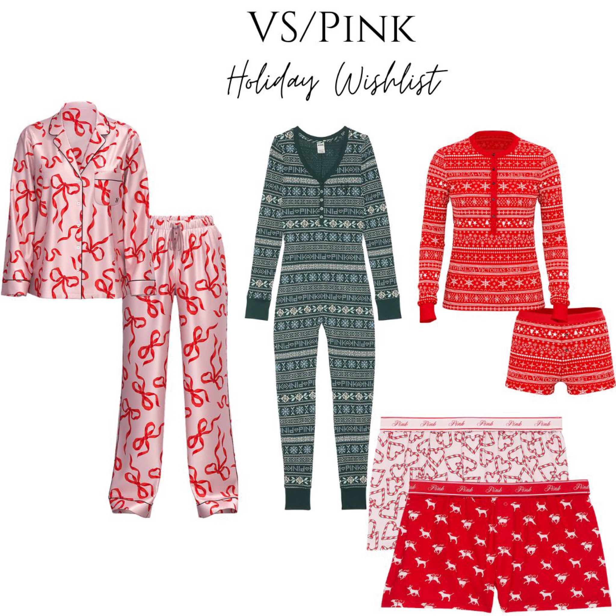 VS/Pink Holiday Wishlist 



holiday gift guide, holiday gift ideas, holiday gifts for her, sleepwear, sleep sets, pajamas, christmas pajamas, holiday onesie, holiday wear, loungewear, festive style, christmas gifts

#LTKGiftGuide #LTKHoliday #LTKSeasonal