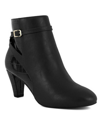Jones New York Women's Helini Round Toe Heeled Dress Booties - Macy's | Macy's