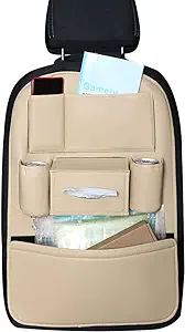 SENYAZON Universal Car Seat Organizer, 4th Generation Enhanced Car Rear Seat Organizer, Waterproo... | Amazon (US)