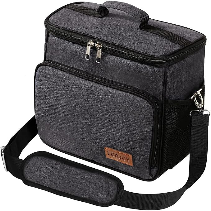 Insulated Lunch Box For Men Work Leakproof Lunch Bags For Adult With Shoulder Strap Reusable Free... | Amazon (US)