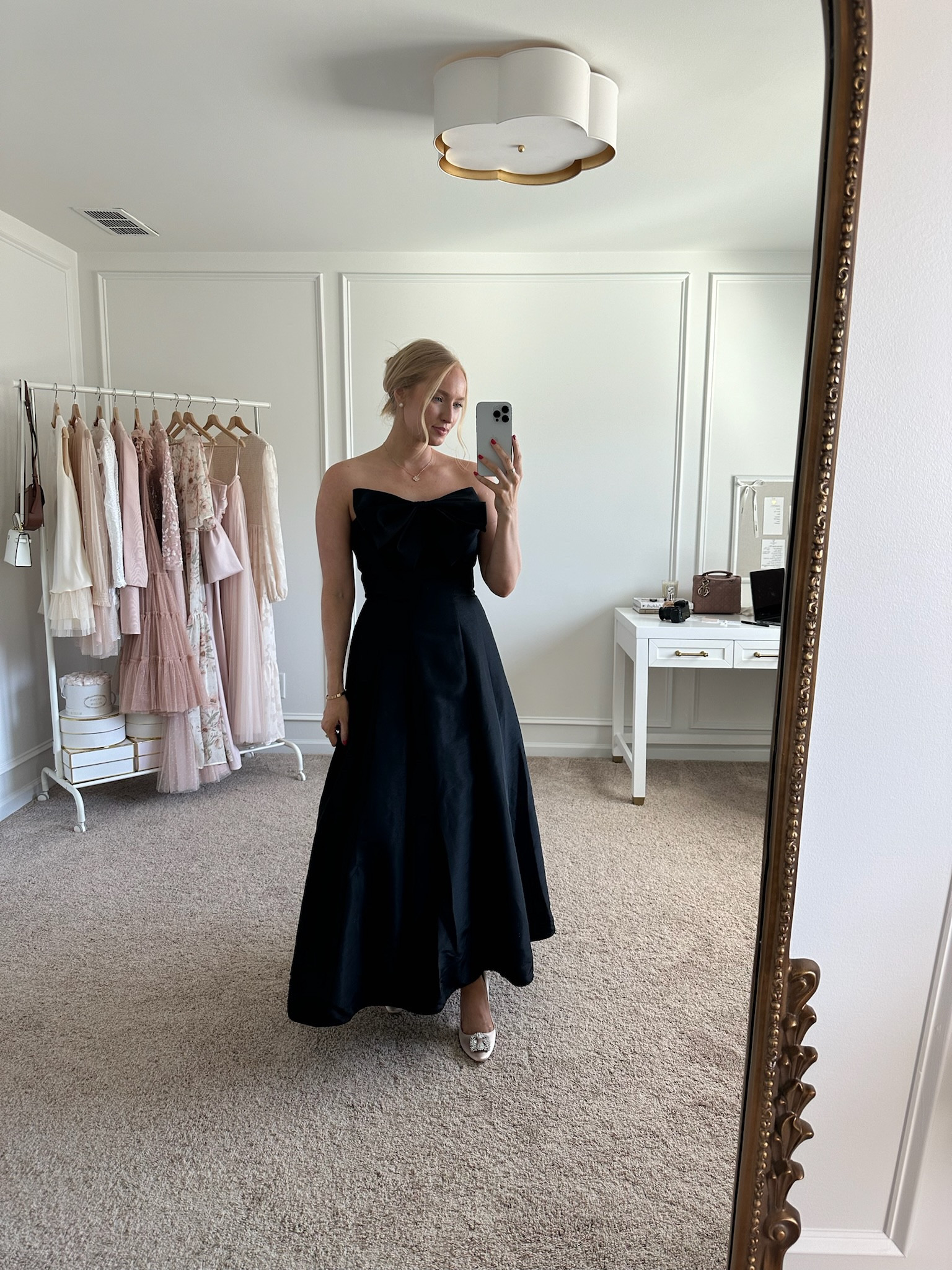 This bow front strapless taffeta a-line gown from Nordstrom is perfect for a black tie wedding or formal event. Pair with your favorite necklace or earrings and these Manolo heels for the perfect look   

#LTKstyletip #LTKSeasonal #LTKwedding